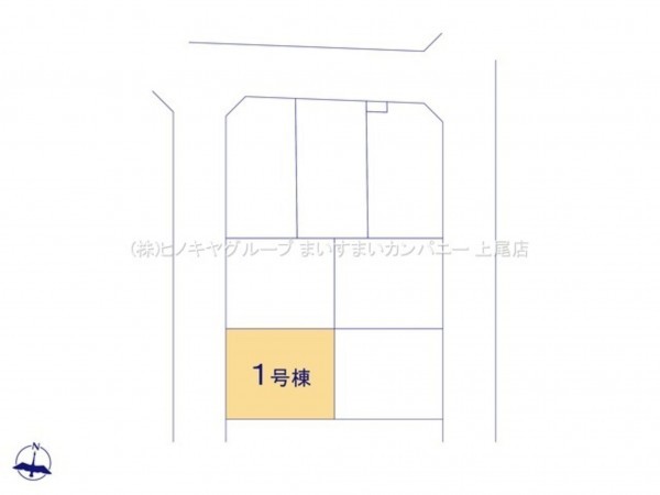上尾市小泉、新築一戸建ての画像です