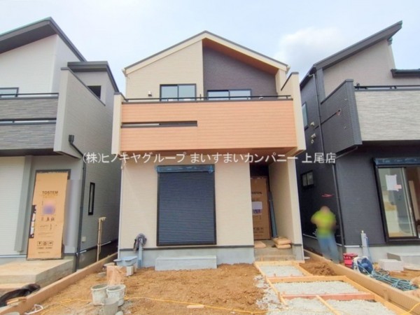 上尾市小泉、新築一戸建ての画像です