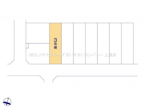 上尾市小泉、新築一戸建ての画像です