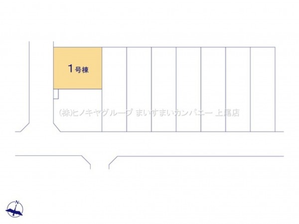 上尾市小泉、新築一戸建ての画像です