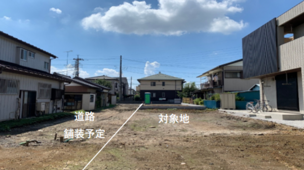 桶川市泉、土地の画像です