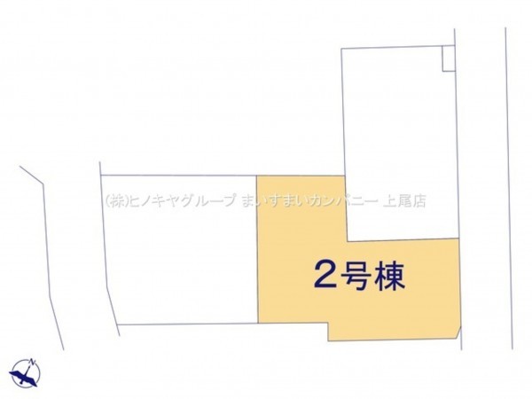 上尾市大字平塚、新築一戸建ての画像です