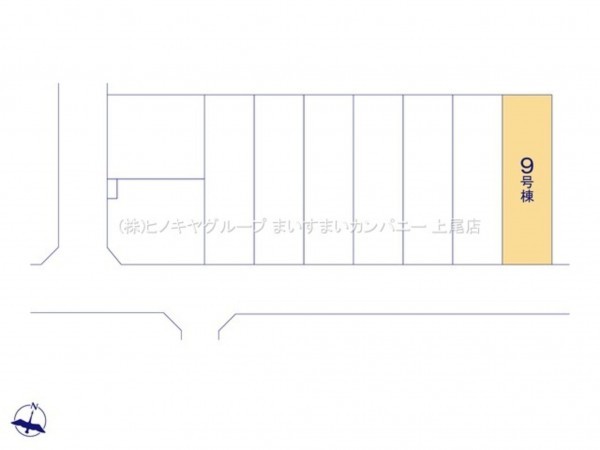 上尾市小泉、新築一戸建ての画像です