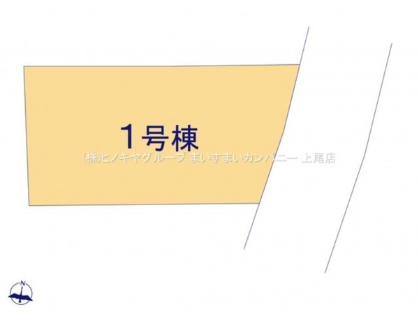 桶川市坂田東、新築一戸建ての画像です