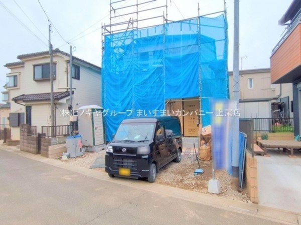 桶川市坂田東、新築一戸建ての画像です