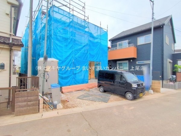 桶川市坂田東、新築一戸建ての画像です