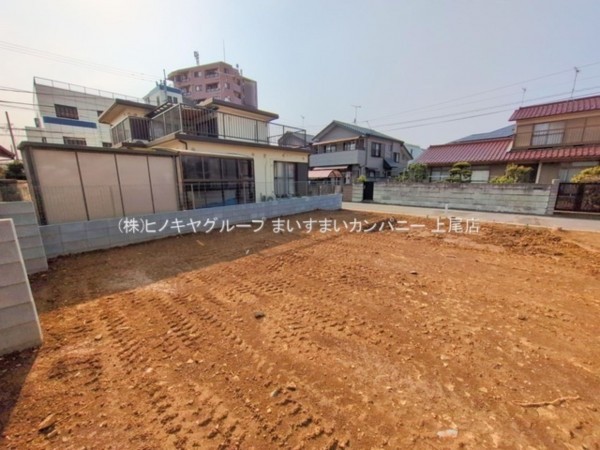 桶川市神明、新築一戸建ての外観画像です