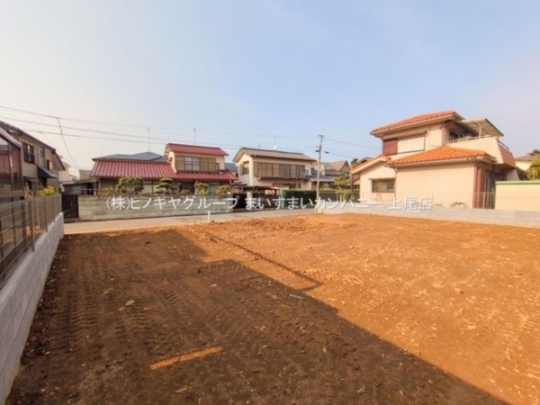 桶川市神明、新築一戸建ての外観画像です