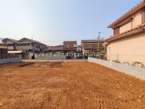 桶川市神明、新築一戸建ての外観画像です