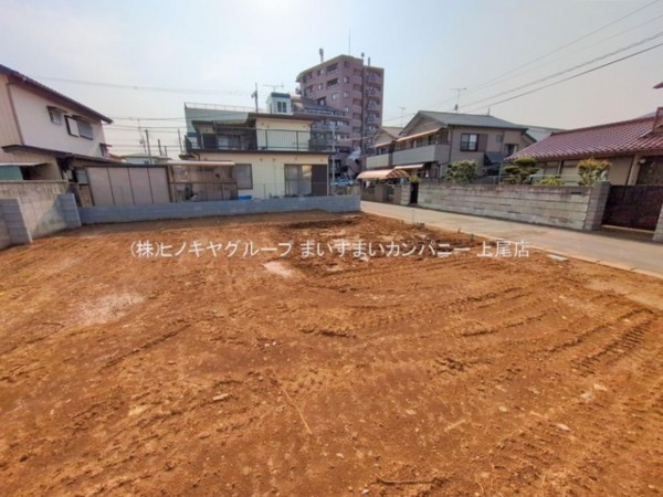 桶川市神明、新築一戸建ての外観画像です