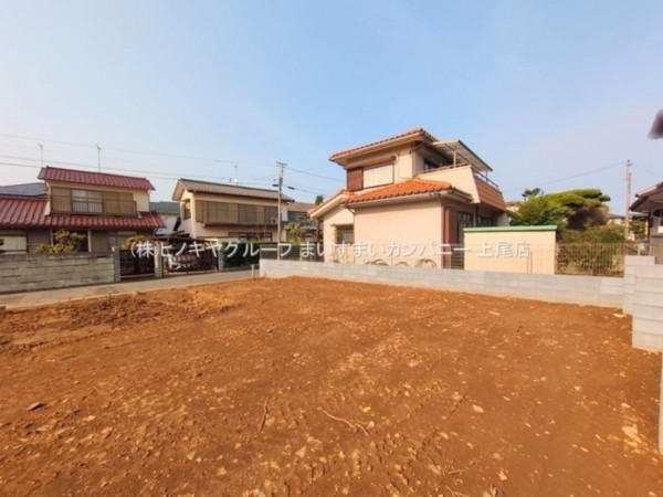 桶川市神明、新築一戸建ての外観画像です