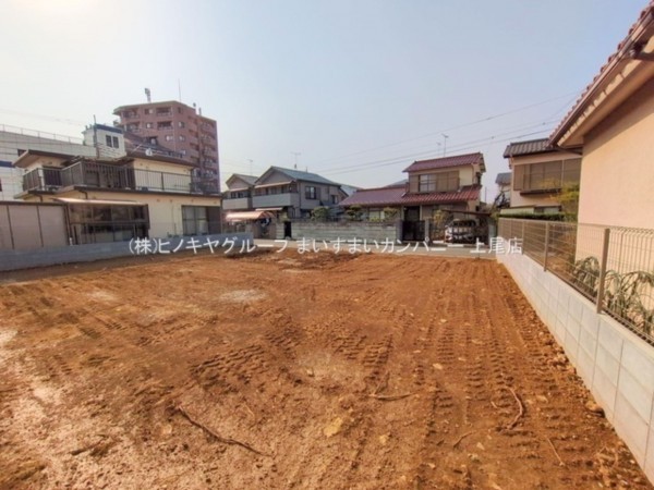 桶川市神明、新築一戸建ての外観画像です