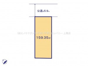 上尾市中妻、土地の画像です