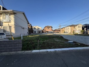 上尾市浅間台、土地の画像です