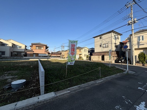 上尾市浅間台、土地の画像です