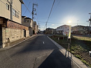 上尾市浅間台、土地の画像です