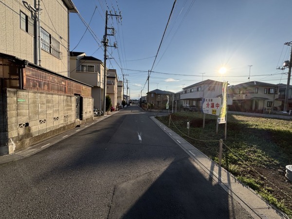 上尾市浅間台、土地の画像です