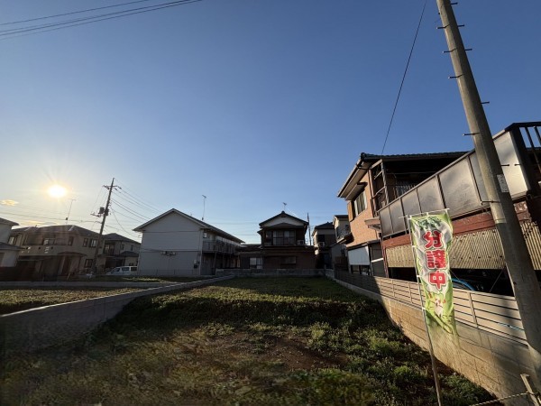上尾市浅間台、土地の画像です