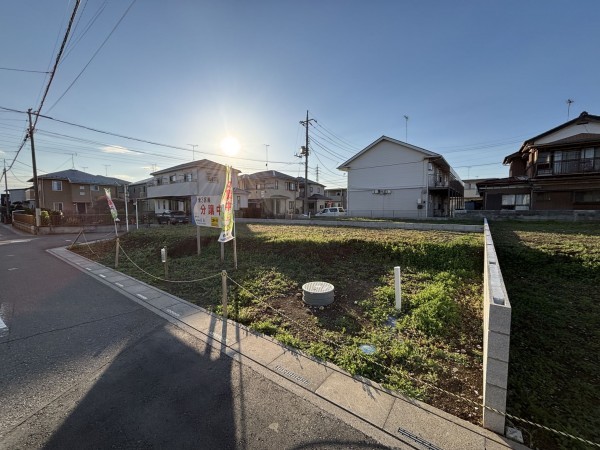 上尾市浅間台、土地の画像です