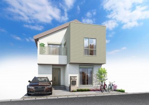 八潮市古新田、新築一戸建ての画像です