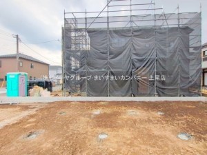 桶川市坂田東、新築一戸建ての画像です