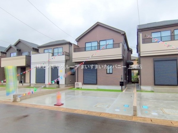 桶川市坂田東、新築一戸建ての画像です
