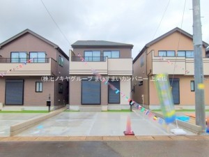 桶川市坂田東、新築一戸建ての画像です