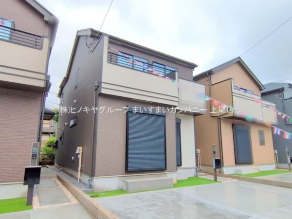 桶川市坂田東、新築一戸建ての画像です