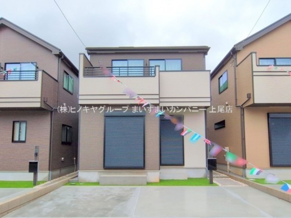 桶川市坂田東、新築一戸建ての画像です