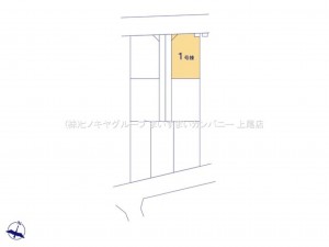 上尾市小泉、新築一戸建ての画像です