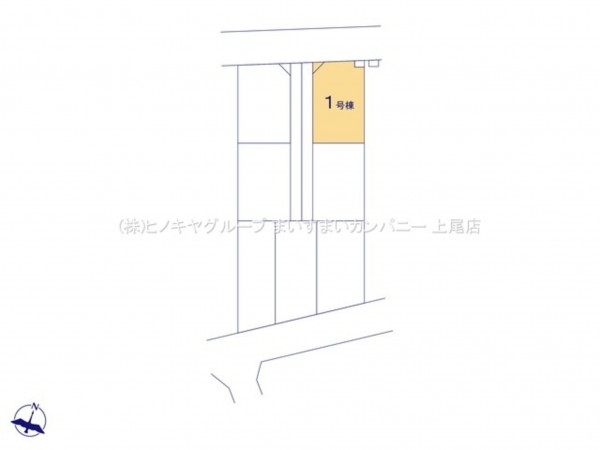 上尾市小泉、新築一戸建ての画像です