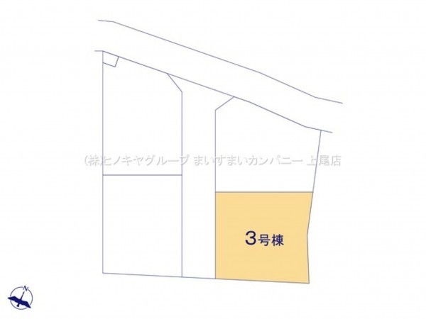 上尾市大字久保、新築一戸建ての画像です