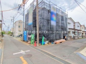 上尾市柏座、新築一戸建ての画像です