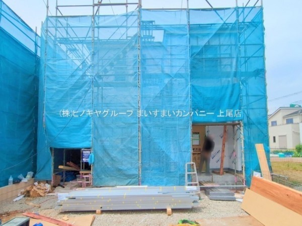 上尾市大字瓦葺、新築一戸建ての画像です
