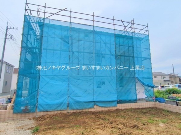 上尾市大字瓦葺、新築一戸建ての画像です