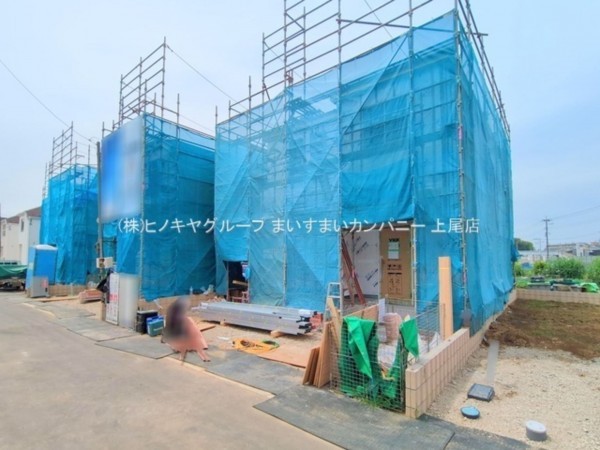 上尾市大字瓦葺、新築一戸建ての画像です