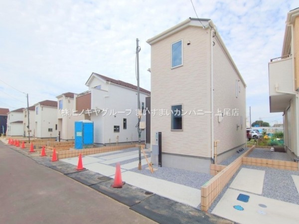 上尾市大字瓦葺、新築一戸建ての画像です