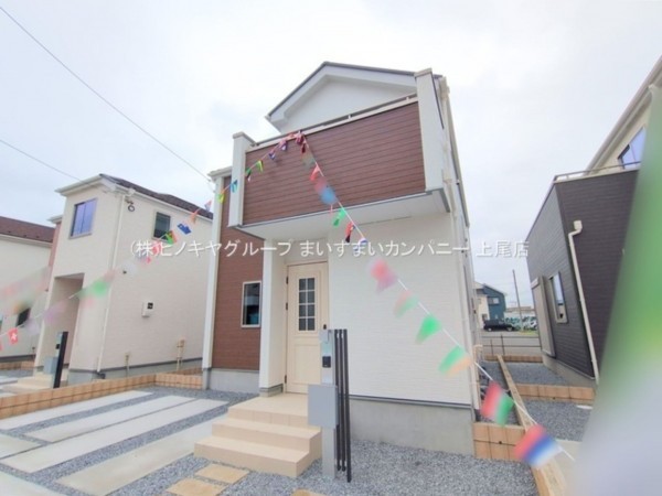 上尾市大字瓦葺、新築一戸建ての画像です