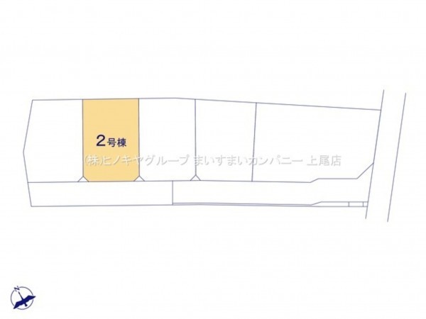 上尾市二ツ宮、新築一戸建ての画像です