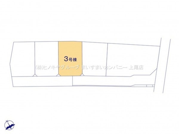 上尾市二ツ宮、新築一戸建ての画像です