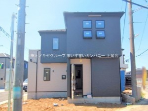 桶川市大字上日出谷、新築一戸建ての画像です