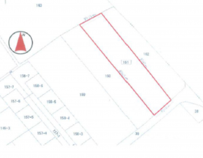 上尾市平塚、土地の間取り画像です