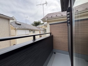 上尾市向山、新築一戸建てのバルコニー画像です