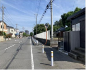 桶川市神明、土地の画像です