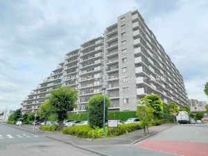 上尾市柏座、マンションの外観画像です