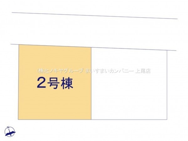 上尾市大字瓦葺、新築一戸建ての画像です