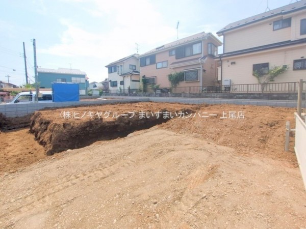 上尾市大字瓦葺、新築一戸建ての画像です