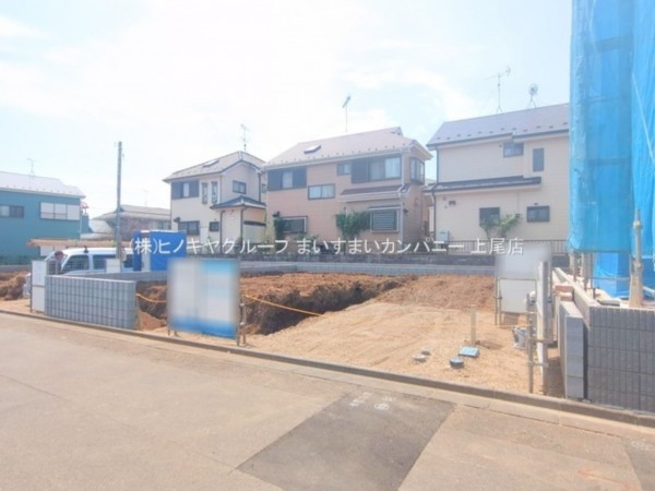 上尾市大字瓦葺、新築一戸建ての画像です
