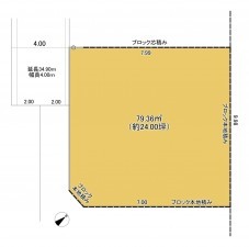上尾市西宮下、土地の間取り画像です