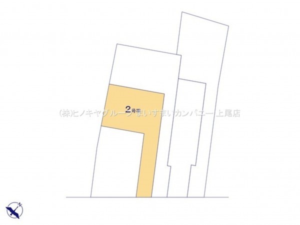 上尾市仲町、新築一戸建ての画像です